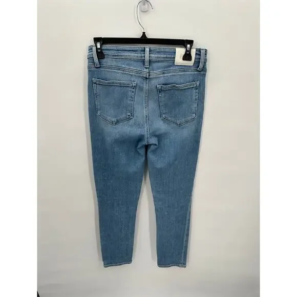 PAIGE DENIM Hoxton Ankle Skinny Denim Jean in Hot Toddy Light Wash // 28 - Picture 9 of 12